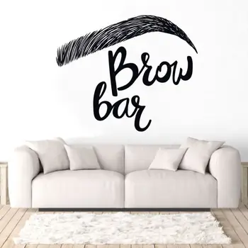 Brow Bar Eyebrow Silhouette Wall Sticker Eye Fashion Vinyl Art For Home And Beauty Salon Mural Decoration A001621 
Brow Bar Eyebrow Silhouette Wall Sticker Eye Fashion Vinyl Art For Home And Beauty Salon Mural Decoration A001621