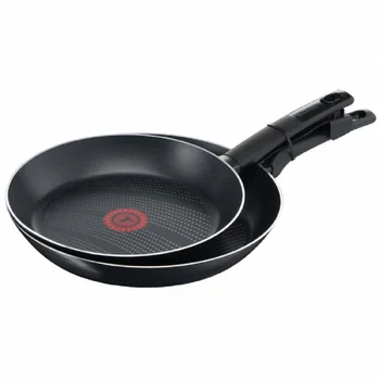 

Pan Set 24/28 cm Tefal Cook'n'Clean 2 Set of Pans Non-Stick Cookware Easy to Clean Pan induction Cookware Gas Cookware Pan