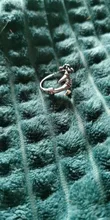 Anillo de estilo gótico para hombre y mujer, sortija de serpiente con diseño de garra de dragón y animales, Estilo Vintage, Punk, Hip Hop, apertura ajustable, regalo de joyería