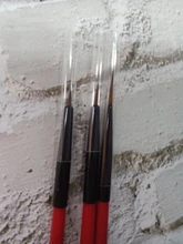 5/7/11mm clavo línea de arte pintura dibujo Flowder detallando delgada de Sripe red Pen manicura bricolaje herramientas 3 unids/set