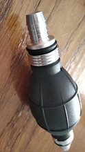 Línea de bomba de combustible de mano, Bombilla de aluminio de goma, transferencia de aceite diésel de gasolina para coche, barco, fueraborda marino, 6mm/8mm/10mm/12mm
