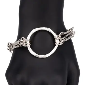 Jewelry bracelet otokodesign 55106 (silver, carabiner, Zamak)
Jewelry bracelet otokodesign 55106 (silver, carabiner, Zamak)