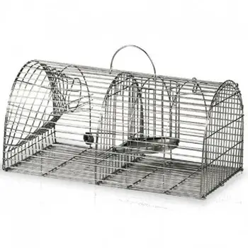 Metal trap cage harmless multi-stage Cage 2 departments 40x22x19 cm
Metal trap cage harmless multi-stage Cage 2 departments 40x22x19 cm