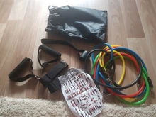 Bandas de resistencia para tirar de la cuerda, conjunto deportivo para hacer ejercicio, bandas elásticas de goma para entrenamiento en casa, gimnasio elástico de entrenamiento