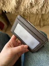 CUIKCA-cartera ultrafina con Clip magnético para hombre y mujer, billetera para tarjetas de crédito, billetera creativa