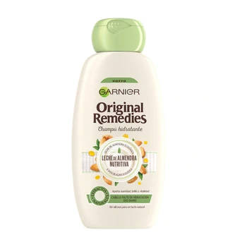 

Shampoo ORIGINAL REMEDIES leche de almendras Garnier (300 ml)