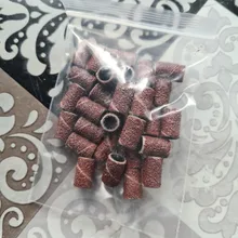 20-50 Uds Kit de tambor de lijado 80 #120 #180 # taladro clavo Bits herramientas abrasivas Dremel accesorios papel de lija mango herramientas rotativas