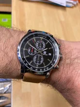 BENYAR-reloj deportivo de lujo para hombre, cronógrafo de cuero, resistente al agua, de pulsera, militar, de cuarzo, saat