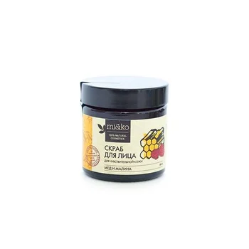 Mi & Co facial scrub "Honey and raspberry" for sensitive skin 
Mi & Co facial scrub "Honey and raspberry" for sensitive skin