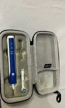 LTGEM EVA duro caso para Oral B Pro 1000 y 5000 de energía eléctrica batería recargable cepillo de dientes de funda protectora Stora