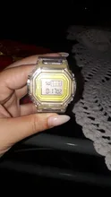 Reloj Digital transparente para Mujer, cronógrafo cuadrado, electrónico, deportivo, resistente al agua, nuevo, triangulación de envíos