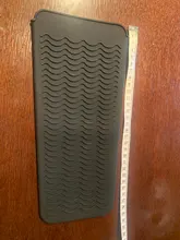 Esterilla de viaje de silicona resistente al calor, bolsa para rizar el pelo, plancha, multifunción, antideslizante, plana, Herramienta de Peinado