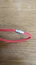NIUYITID 2019 nueva cuerda de hilo rojo pulseras de mujer brazalete de ancla de encanto pirata en la mano