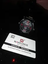 NAVIFORCE-relojes deportivos para hombre, pulsera de cuarzo militar de cuero, resistente al agua, de lujo, gran oferta, novedad de 2020