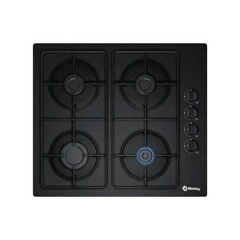 Gas Hob Balay 3ETG464MB (60 cm) Black Crystal (4 Stoves)
Gas Hob Balay 3ETG464MB (60 cm) Black Crystal (4 Stoves)