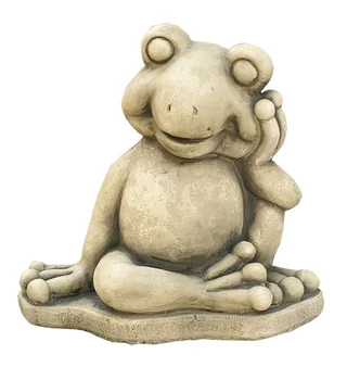 Decorative figure Frog Thinker in concrete-stone for outdoor garden 30x30cm.
Decorative figure Frog Thinker in concrete-stone for outdoor garden 30x30cm.