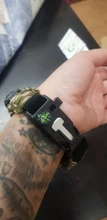 Reloj militar de camuflaje para hombre, pulsera de cuarzo LED resistente al agua hasta 50m, para deportes al aire libre, brújula, termómetro, reloj de emergencia
