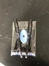 53 unids/lote 0,38mm borrable lavable Pen recarga varilla para manejar azul/negro tinta pluma de Gel para escuela materiales de escritura para oficina papelería