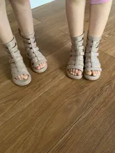 Los niños sandalias de verano de Color sólido arco lindo bebé niña zapatos planos de fondo suave sandalias de playa tamaño 22-31 SMG161