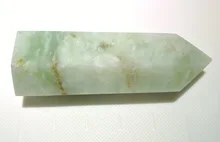 Copos de nieve naturales de punto cristalino, Jade curativo, Obelisco, varita de cuarzo, adorno de obelisco para decoración del hogar, pirámide de piedra de Reiki de energía, 1 ud.