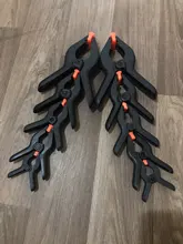 Clip de resorte de plástico duro para carpintería, herramientas de mano, modelo DIY, agarre de unión, 2 , 2/3 /3,5/4 /6