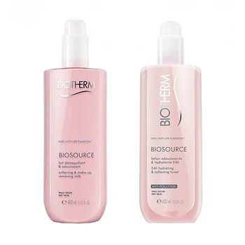 Makeup Remover Biosource Duo Biotherm (2 pcs) 
Makeup Remover Biosource Duo Biotherm (2 pcs)