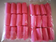 12 unids/set Rosa esponja suave cojín de espuma rodillos del pelo rulos salón de peluquería de rizos peluquería herramienta Kit de DIY