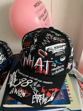 Snapback Hat Cap Baseball-Caps Graffiti Girl Kids Fashion Children Hip-Hop-Hat Printed