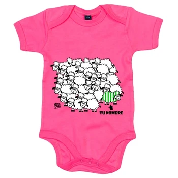Baby bodysuit Betis the borregada Betis customizable with name 
Baby bodysuit Betis the borregada Betis customizable with name