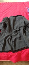 Gabardina larga con cuello vuelto para mujer, abrigo ajustado con doble botonadura de encaje, ropa de calle de talla grande 3XL, primavera 2020