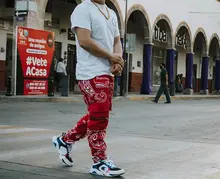 Pantalones de chándal holgados para hombre, diseño de Hip hop, moda urbana