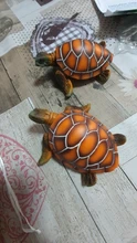 Aquarium Ornament Turtle-Decoration Polyresin Artificial-Fish-Tank 1pcs Supply Stylish