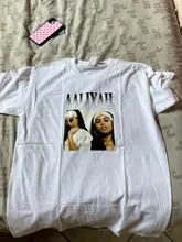 Camisetas estampadas Harajuku para hombres, ropa de calle Orionhbt Aaliyah, Vintage, Unisex, Top de algodón, talla europea, novedad de 2021