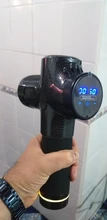 Pistola de masaje muscular, masajeador de percusión de tejido profundo, inalámbrico, nivel de 30 velocidades, profesional, manual, eléctrico