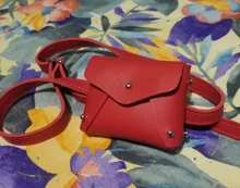 Los niños bolsa de Mini bolso cuadrado remache bolso de moda niños linda chica cintura bandolera coreana