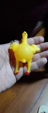 Novedad Gag juguetes antiestrés Squishy pollo poniendo huevo de alivio de estrés práctica broma divertida aplasta Gadgets apretar regalos