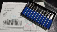 Cabezales de molienda de acero de tungsteno, juego de rebaba de carburo de tungsteno, material de diamante, accesorios dremel, 10 Uds.