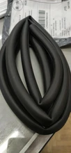 Tira de sellado de goma para puerta de 2-8M tira de sellado para puerta de coche tipo D grande, aislamiento acústico Universal, sellos impermeables de goma Epdm para coche