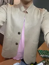 Chaqueta de suéter para hombre, chaqueta fina de moda coreana, chaqueta de cuello alto para usar, cárdigan