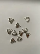 KJjewel-Colgante de Tractor de coche Chapado en plata antigua, para pulsera, collar, joyería, accesorios de fabricación DIY, 6 estilos