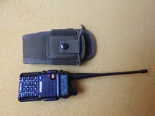 Bolsa de bolsillo para walkie-talkie de caza, bolsa de soporte para deportes tácticos, militar, Molle, nailon, Radio, revistas Mag