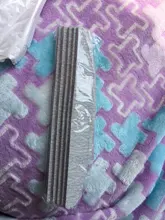 Lima de uñas profesional, lija de media luna, pulido de uñas, herramientas de cuidado de manicura, 100/180