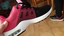 Zapatillas de correr para mujer, zapatos informales transpirables para exteriores, ligeras, para caminar, Tenis femeninos
