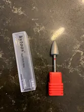 HYTOOS-brocas de diamante para pedicura #60 #130 #180, brocas rotativas de 3/32 pulgadas para manicura, accesorios para el cuidado de los pies