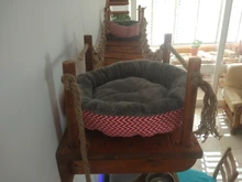 pawstrip Soft Plush Winter Dog Bed Round Cat Bed Warm Puppy Cushion Chihuahua Teddy Small