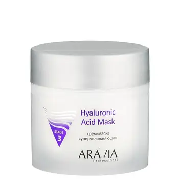 Крем-маска суперувлажняющая Hyaluronic Acid Mask, 300 мл, ARAVIA Professional
Крем-маска суперувлажняющая Hyaluronic Acid Mask, 300 мл, ARAVIA Professional