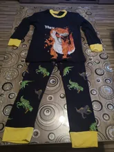 Pijamas para chicos de dinosaurios, ropa de dormir de animales para niños, Pijamas para niñas de 1 a 8 años