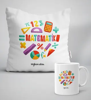 Personalized Math Teacher White Pillow Mug Seti-13
Personalized Math Teacher White Pillow Mug Seti-13