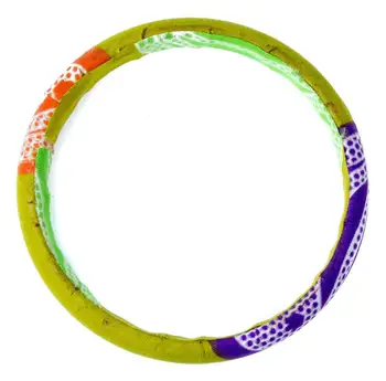 Chain bracelet lined with fabrics assasa handmade multicolor 
Chain bracelet lined with fabrics assasa handmade multicolor