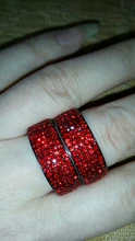 Anillo de boda de acero inoxidable para hombre y mujer, sortija negra de alta calidad, Punk Rock, azul, rojo, verde, cristal, 6, 7, 8, 9, 10 y 11